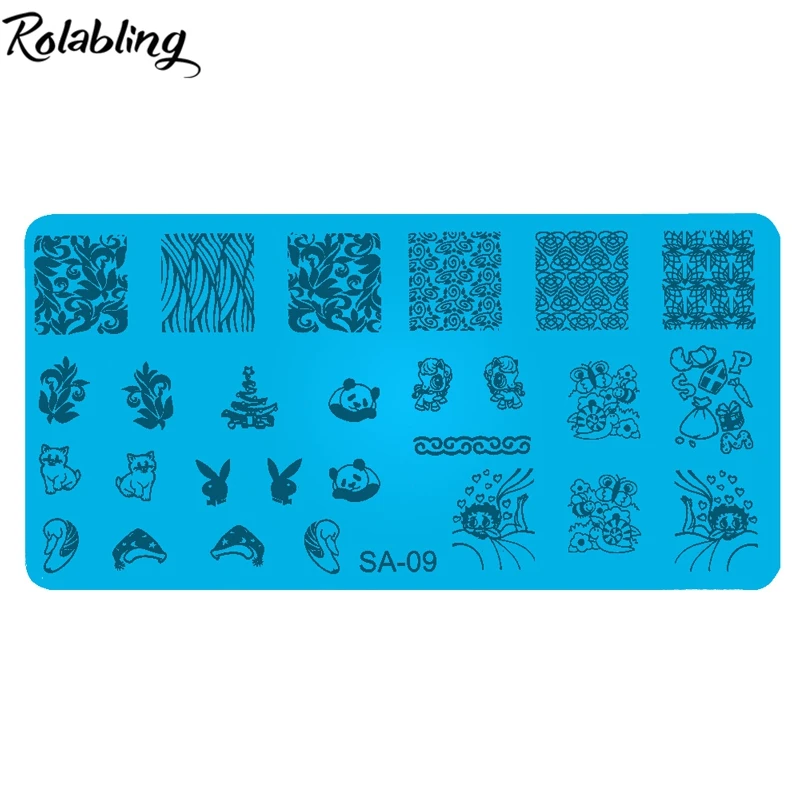1 шт. трафареты для дизайна ногтей|plate stamper|stamping templateimage plate |