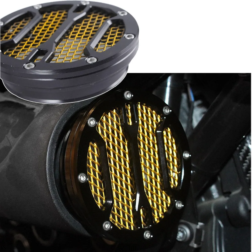 

For BMW R nine T Air Intake Cover CNC Air intake Filter Black Gold Cover For R 9 T r9t 2014 2015 2016 2017 motorcycle parts