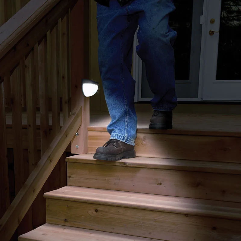 Водонепроницаемый уличный сенсор 6 светодиодных ламп на солнечной батарее для