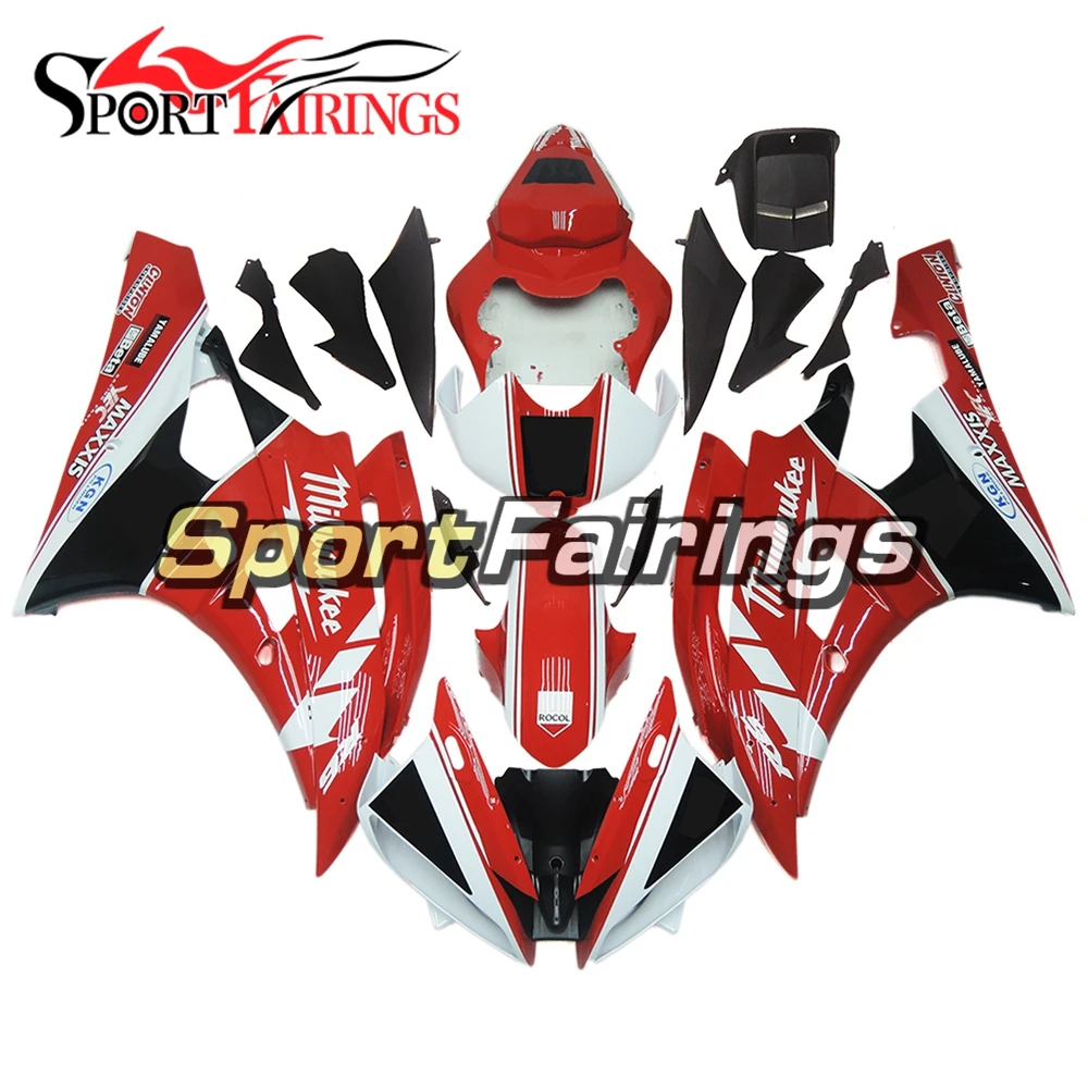 Полный пластиковый капот для Yamaha 2006 2007 YZF 600 R6 ABS инъекция мотоцикла 06 07 кузов