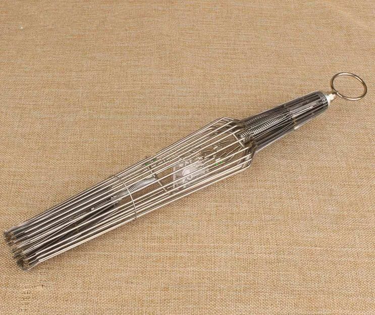 Серебристая стальная появляющаяся клетка для птиц-средний размер (стандартная