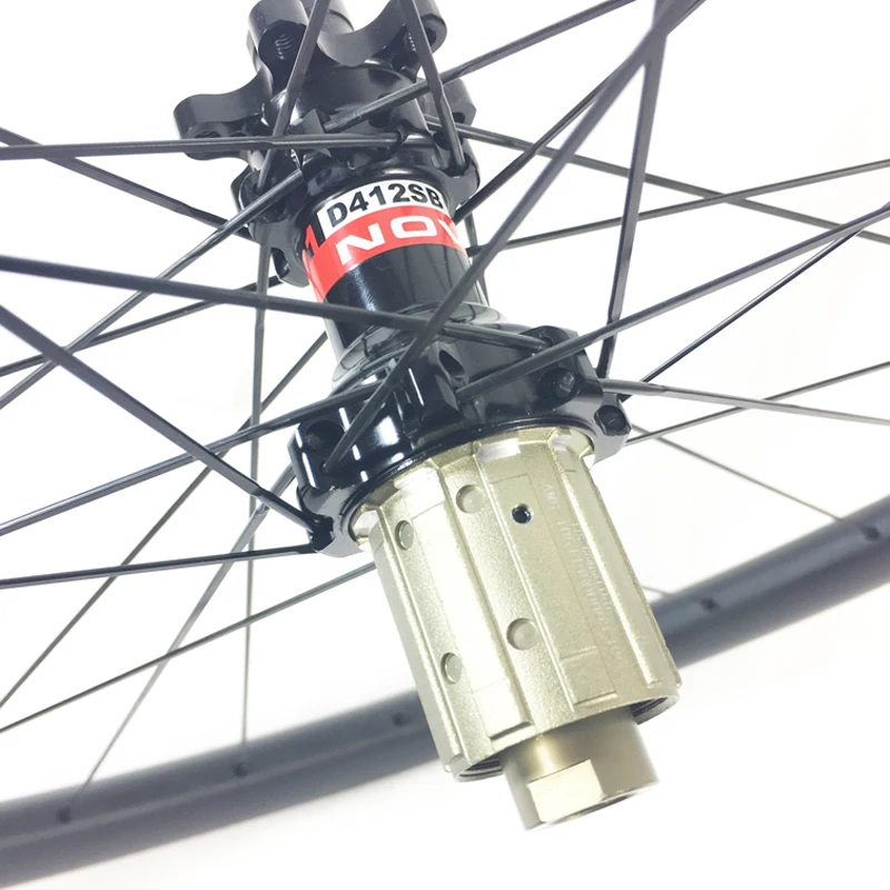 29er 30 мм x MTB XC бескамерное заднее колесо из углеродного материала без косточек Novatec