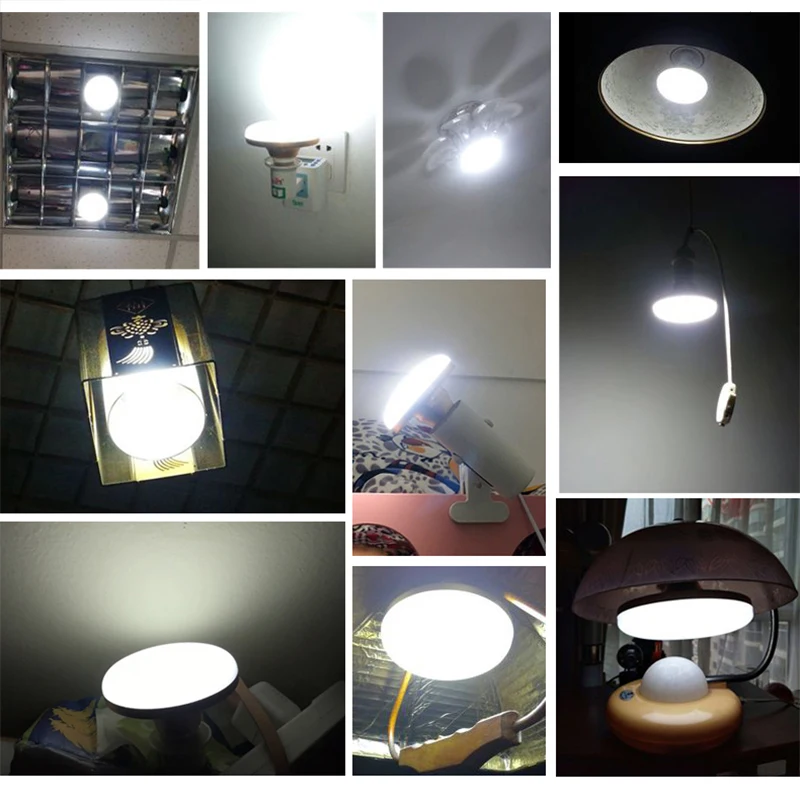 Горячая Распродажа нло E27 светодиодный светильник 220 В 20 Вт 50 SMD 5730