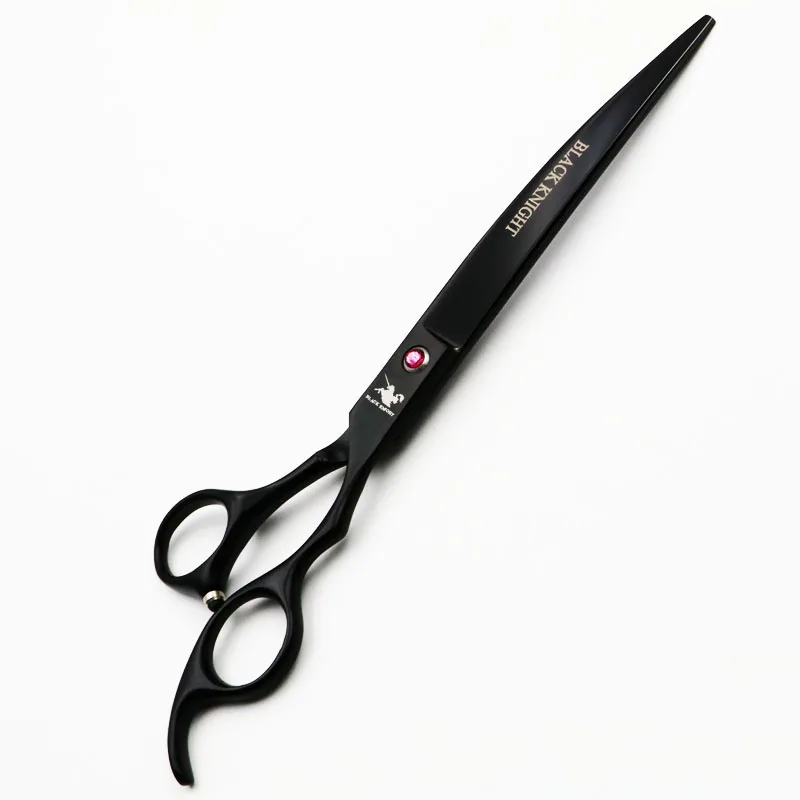 Pet Scissors 8&quot Downward Curved Grooming Professional Black Shears Barber Using Dogs &amp Cats | Дом и сад