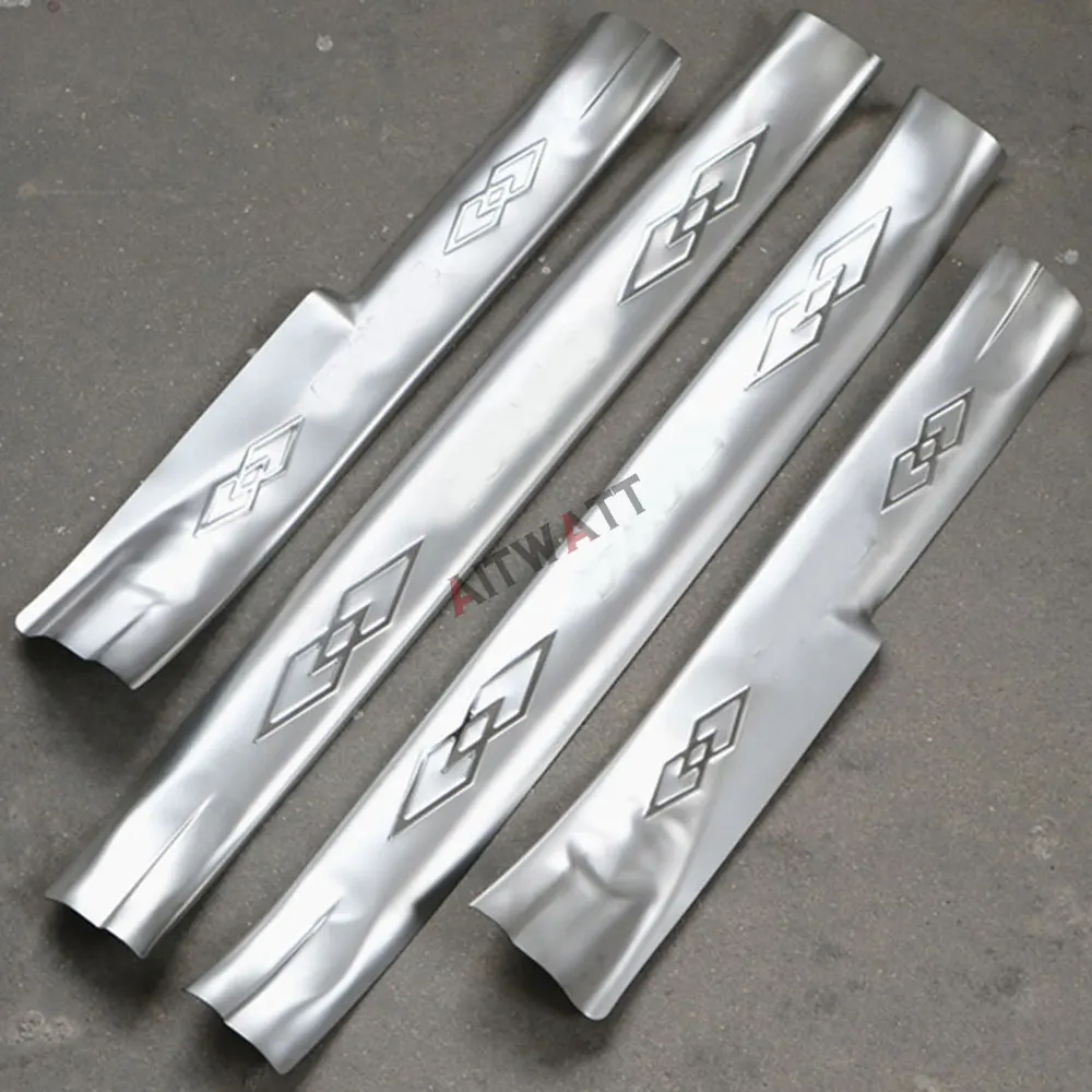 inner door sill Для Toyota RAV4 RAV 4 2009 2010 2011 2012 Нержавеющая сталь порога протектор педали Накладка для автомобиля Стайлинг 4 шт - Цвет: inner door sill