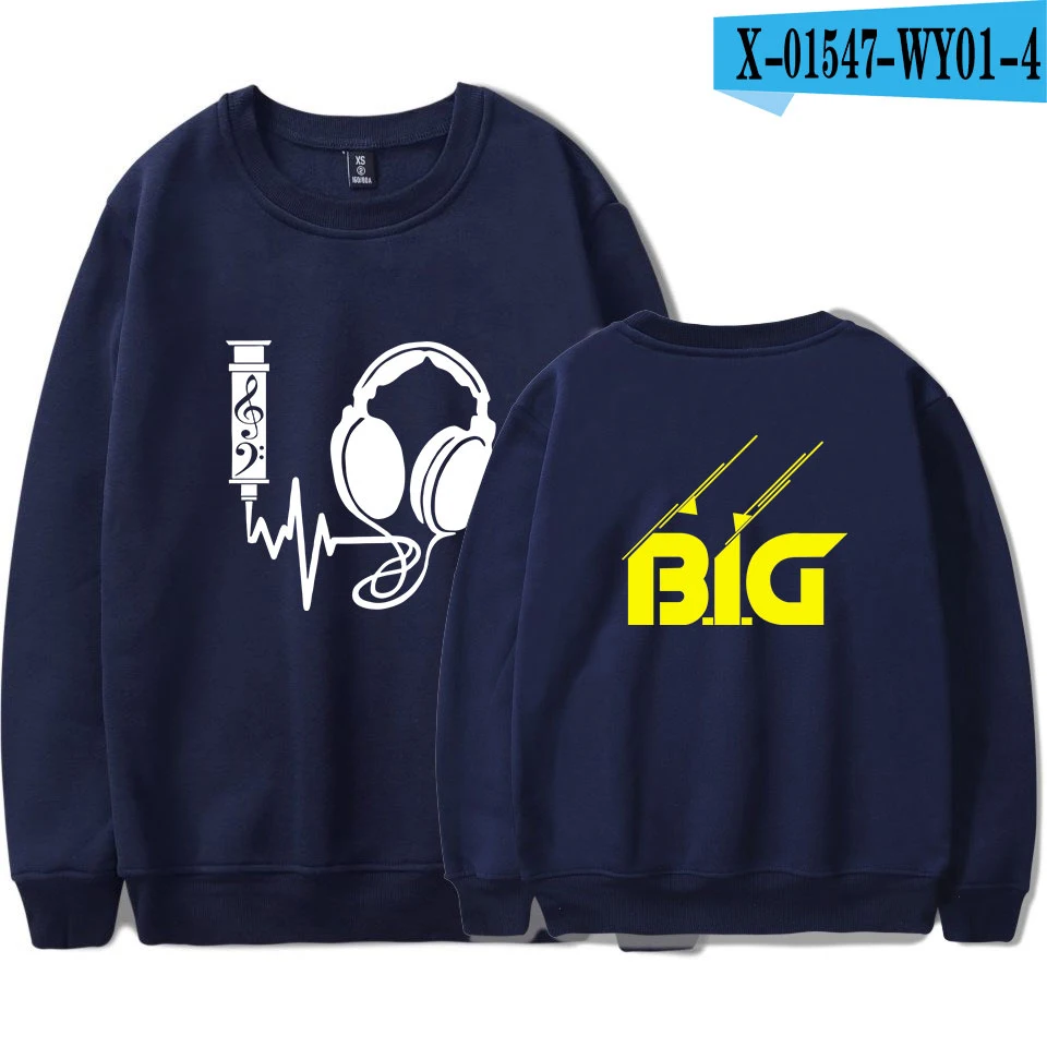 Q BIGGIE толстовки для мужчин и женщин Печатный B.I.G свитер с капюшоном пуловер Плюс Размер больше размера d. I. g Толстовка - Цвет: Q