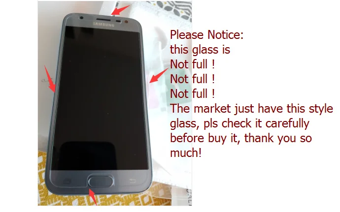2.5D Tempered Glass For Samsung Galaxy J3 2017 Pro Screen Protector Film J330 9H Protective | Мобильные телефоны и