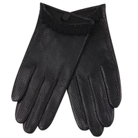 genuien leather gloves lady autumn sheepskin gloves driving thin style breathable touchscreen woman gloves l18001nn 9