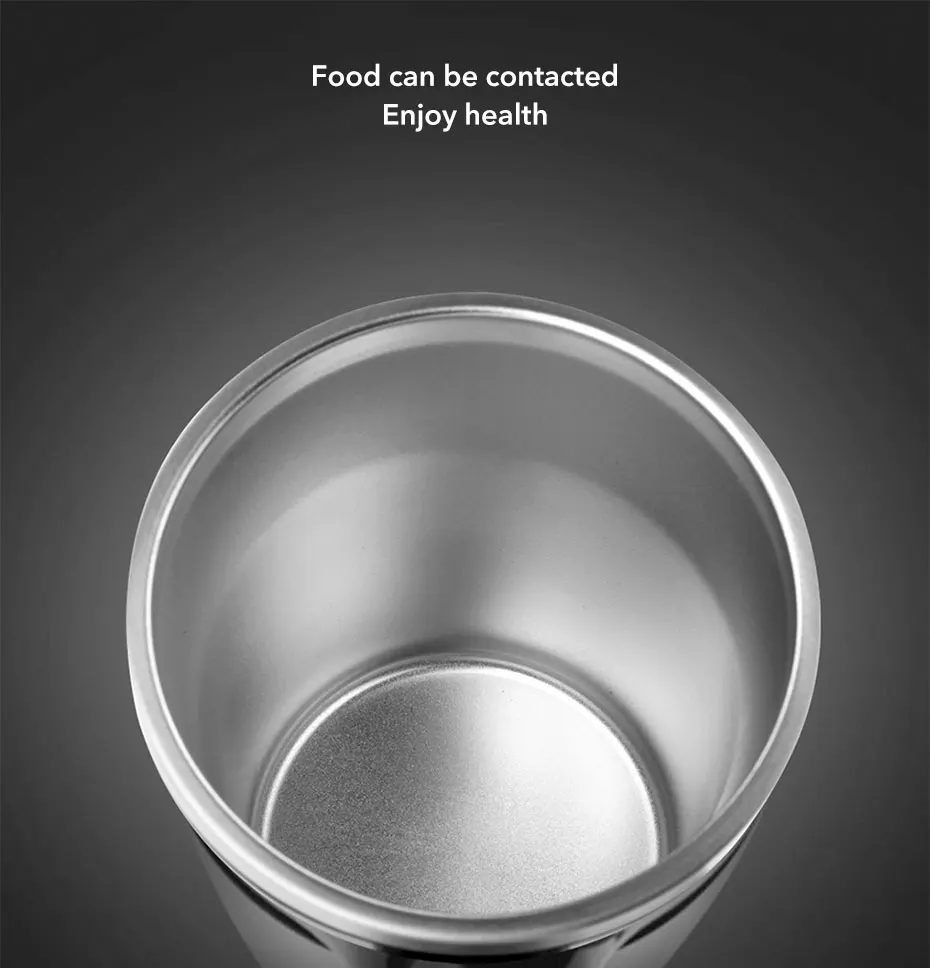 Xiaomi Fiu 470 мл не льется чашка смарт-стакан для воды инновационная Волшебная присоска Нескользящая ABS двойная изоляция 304 нержавеющая сталь