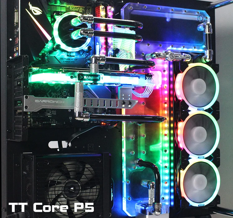 Курган TTP5-SDBV1, водные доски для TT Cors P5 чехол, для Intel cpu водоблок и один/двойной GPU корпус