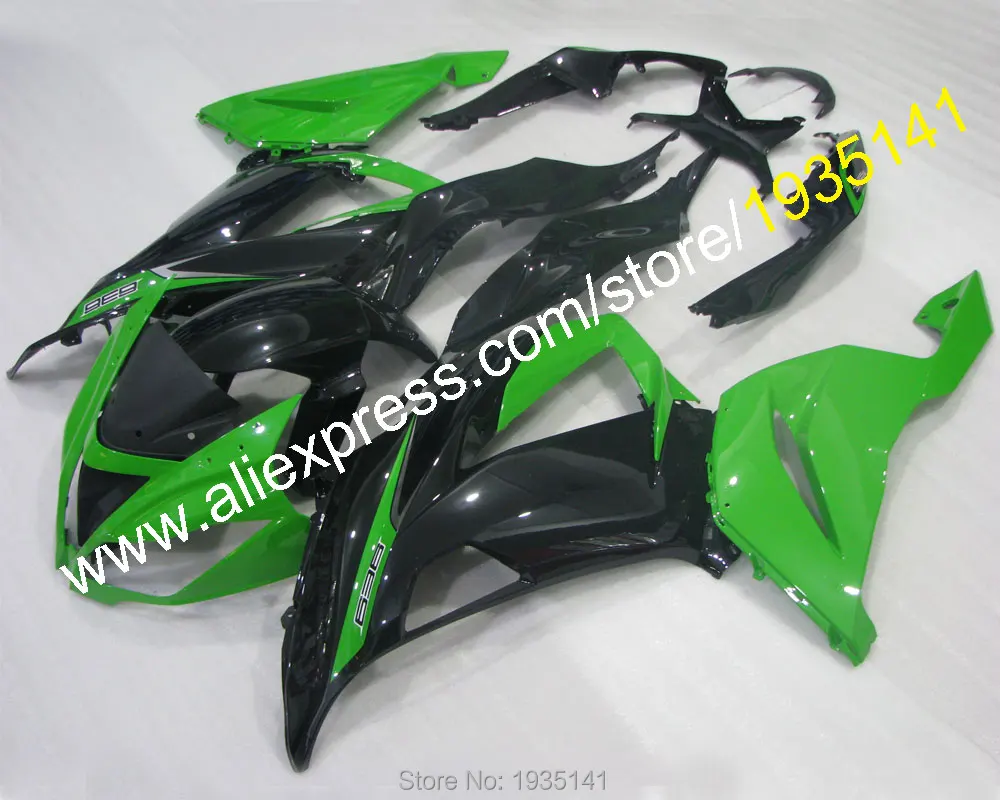 

Для Kawasaki обтекатель наборы цвета: зеленый, черный ниндзя ZX636 13, 14, 15, 16, 17, 18, ZX6R 2013-2018 ZX 6R передка часть ZX-6R (литья под давлением)