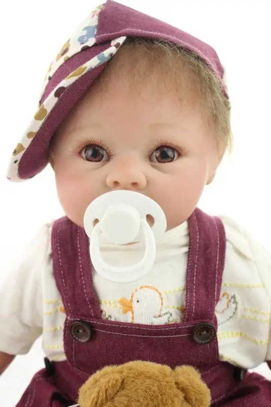 Реалистичная кукла реборн новорожденных Bebe Reborn для маленьких девочек 22