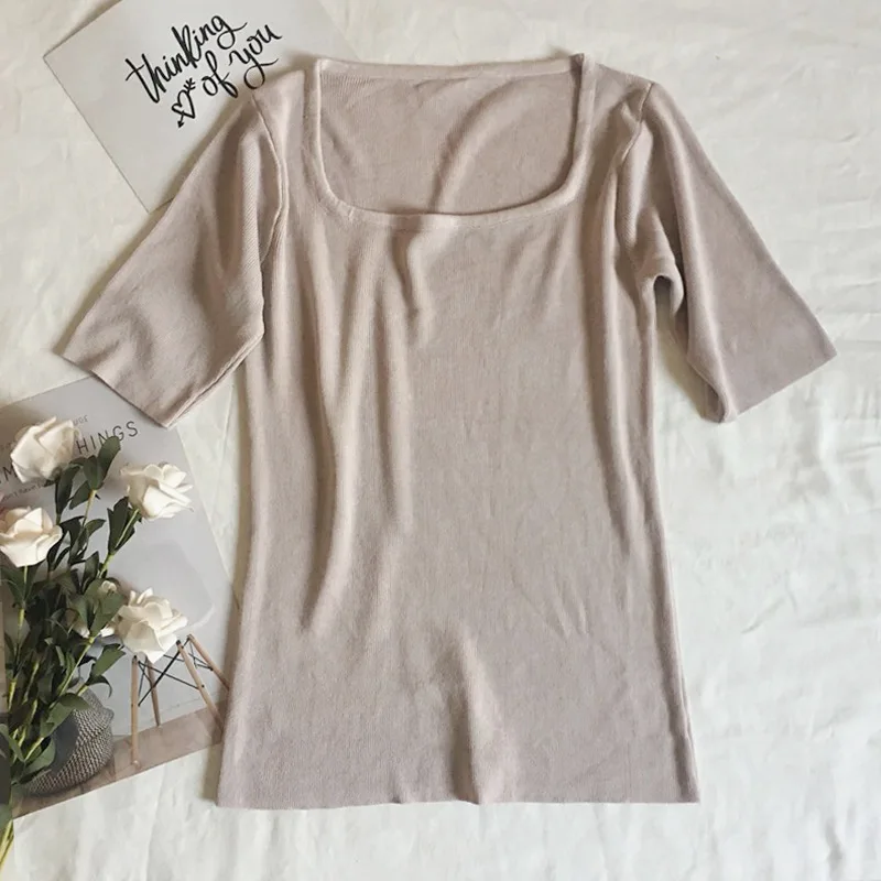 2021 летняя рубашка s Женская трикотажная с коротким рукавом женские футболки T04
