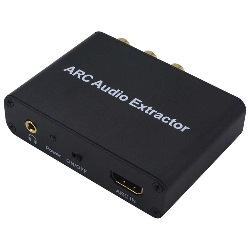AY80 Arc аудио экстрактор HD обратный канальный адаптер Поддержка волокна RCA 3 5 мм