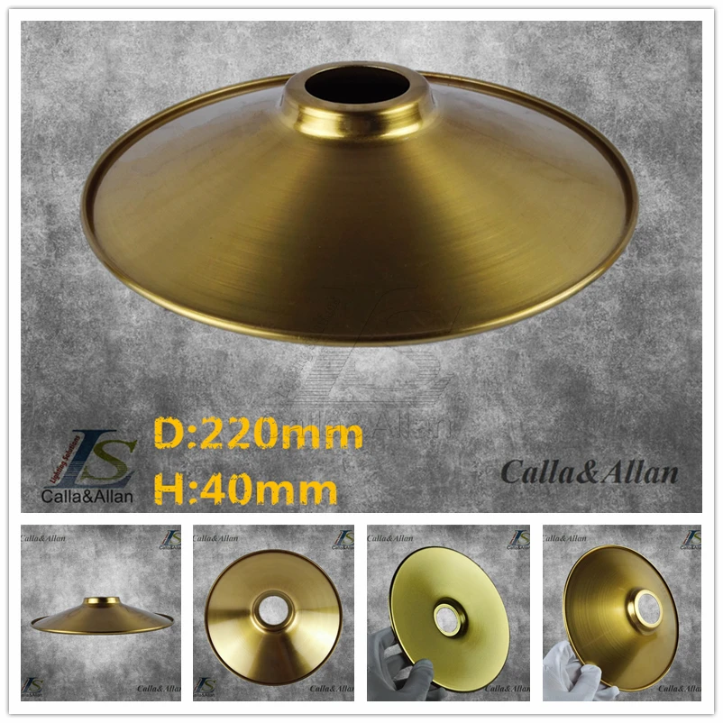 Античная латунная отделка Железный Абажур 4 вида подвесной светильник Эдисона