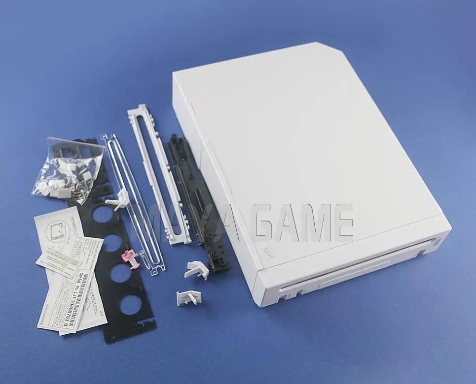 Корпус оболочки чехол с полной заменой кнопок для игровой консоли nintendo wii - Цвет: white