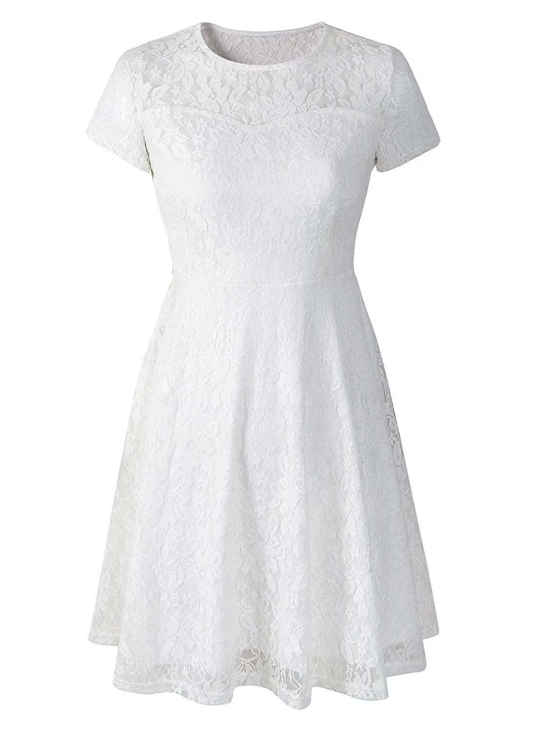 Модное кружевное платье женские летние праздничные платья 2018 женское трапеция с
