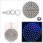 Кольцевая светодиодная ламсветильник WS2812 5050 RGB 1, 8, 12, 16, 24, 32, 93 битсветодиодный s WS2812 5050 RGB со встроенными драйверами