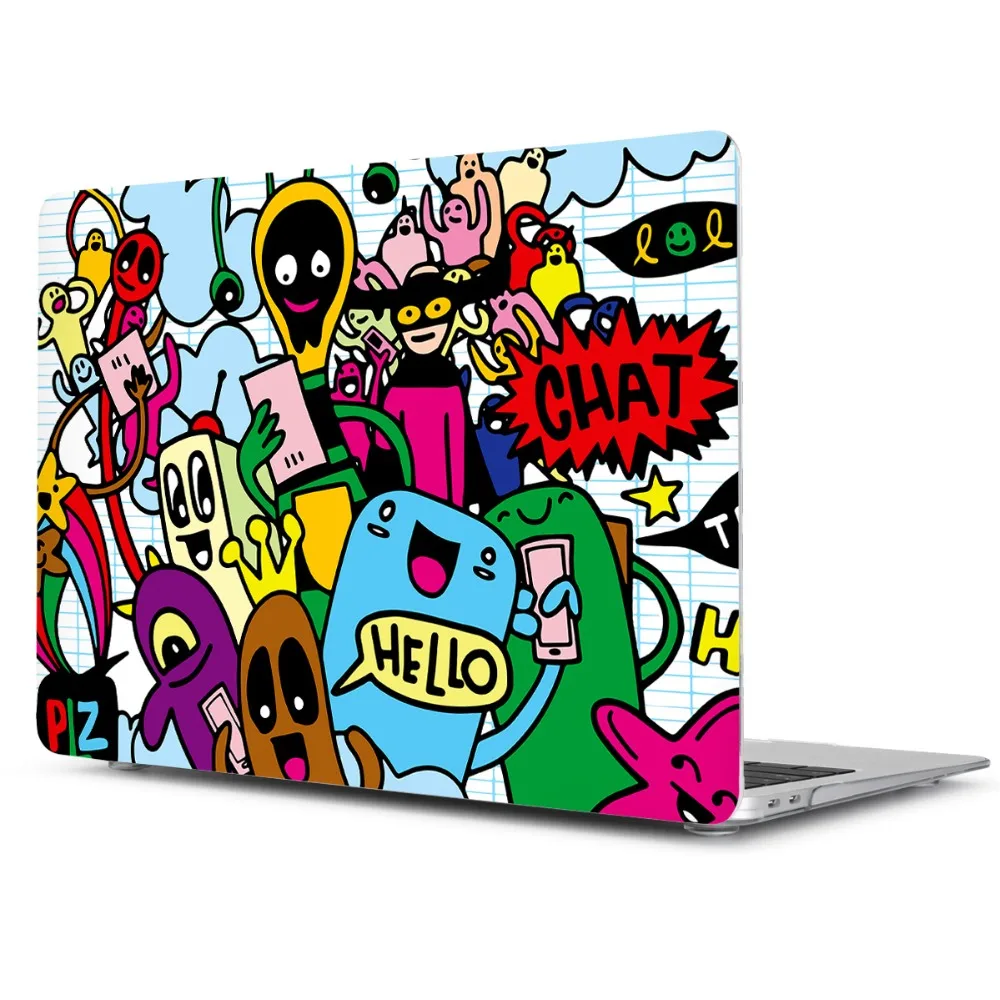 Чехол для ноутбука MacBook Pro Retina 12 13 15 Air 11 3 дюйма 2020 с уникальным принтом Жесткий