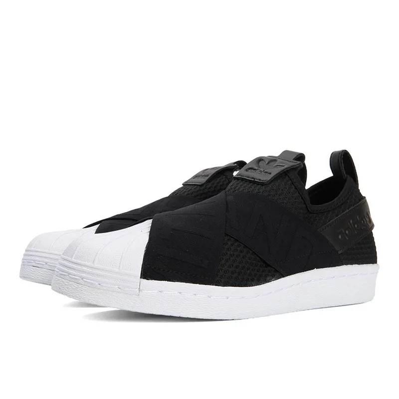 Оригинальный Новое поступление 2018 adidas Originals slipon wfoundation Для женщин Обувь для