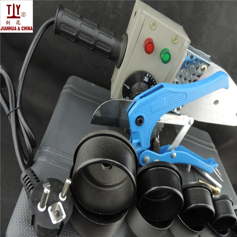 Аппарат для сварки труб с контролем температуры 220 В 20 63 мм|pipe welding machine|plastic pipe