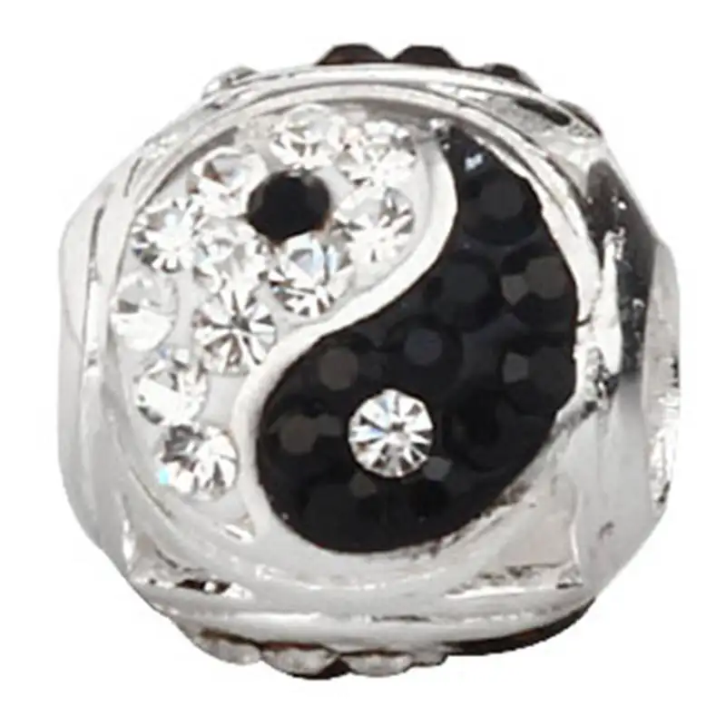 Choruslove Yin Yang Charm Tai Chi бусы с шариком для Pandora Charms сделай сам браслет