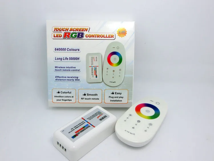 18A RGB led контроллер 2 4G сенсорный экран RF пульт дистанционного управления для