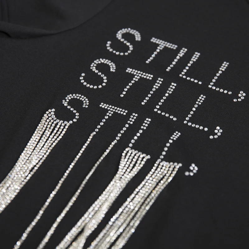 Женская трикотажная Футболка Kpop хлопковая с буквенным принтом в Корейском стиле