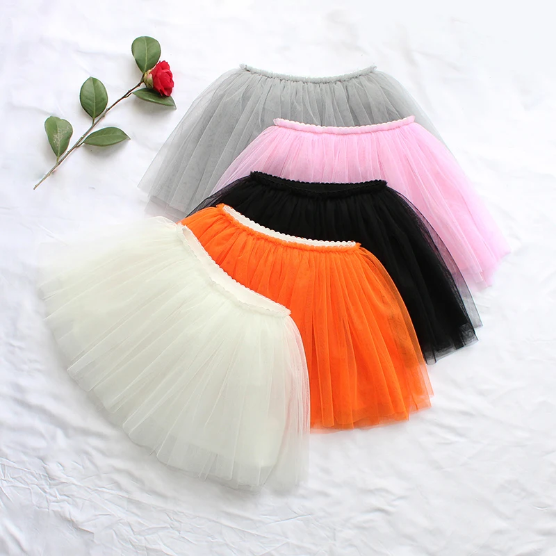New Summer Baby Girl Skirt solid color kids mini Skirts princess ball gown tutu skirt children clothes meisjes kleding | Мать и ребенок