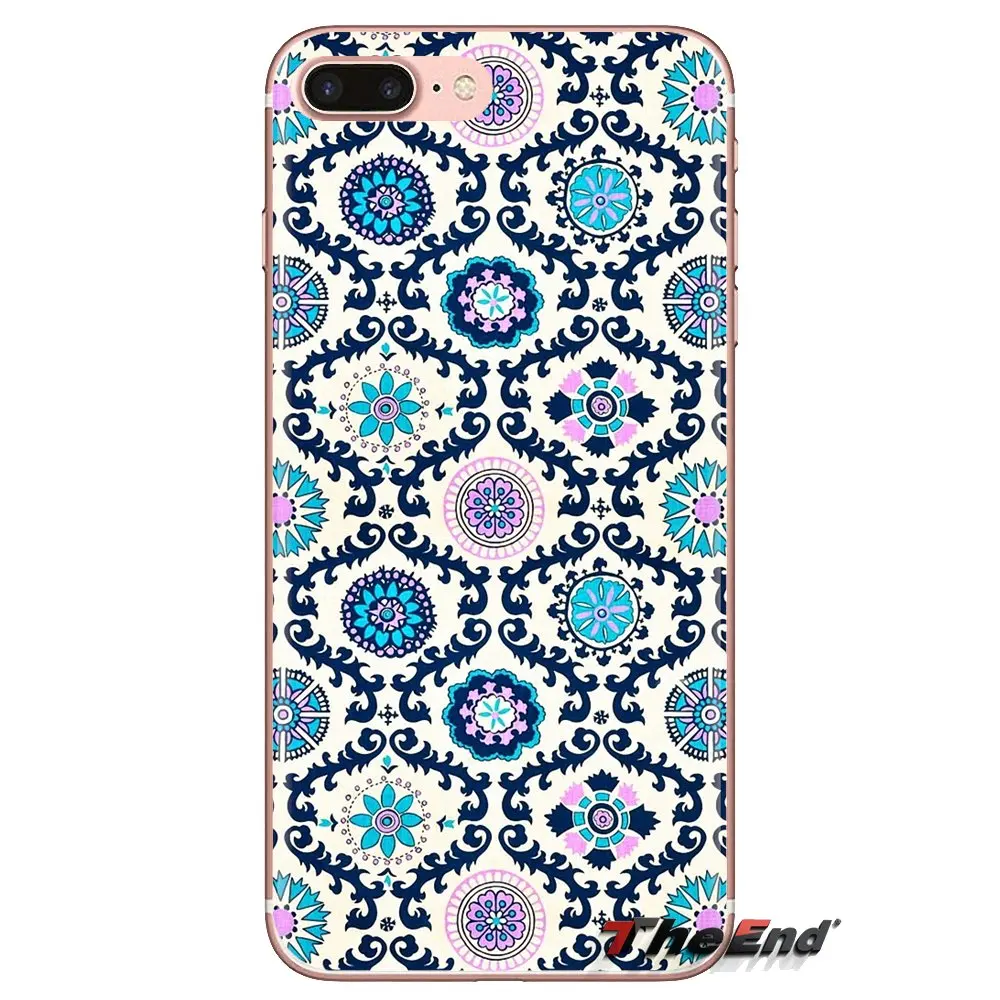 Ретро винтажный чехол Damask Flower для HTC One U11 U12 X9 M7 M8 A9 M9 M10 E9 Plus Desire 630 530 626 628 816 820 830 из силикона.