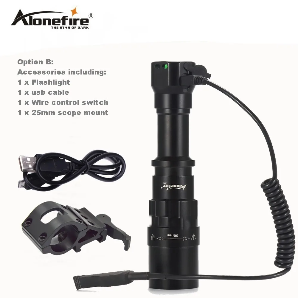 Option B AloneFire X490 5 Вт 850nm ИК-Вспышка светильник lnfrared инфракрасного излучения ик 850nm светодиодный светильник(заполнить светильник для Ночное видение устройство защитного отключения) светодиодный вспышка светильник - Испускаемый цвет: Option B