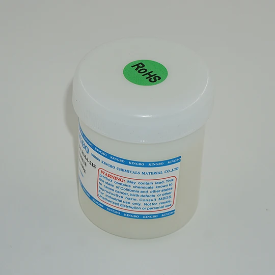 Черный Акции clear Kingbo RMA-218 bga паяльная паста 100 г для SMT реболлинга - Цвет: Черный