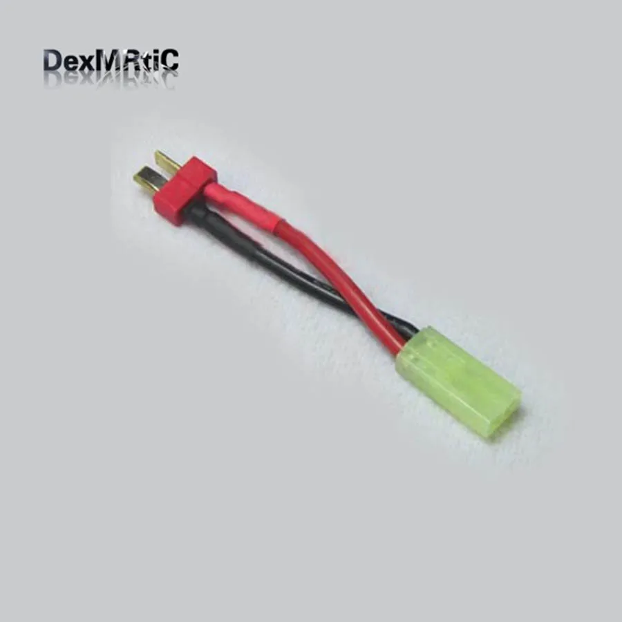 Т-образный штекер для MINI Tamiya Female 14AWG Соединительный Кабель-адаптер с силиконовым