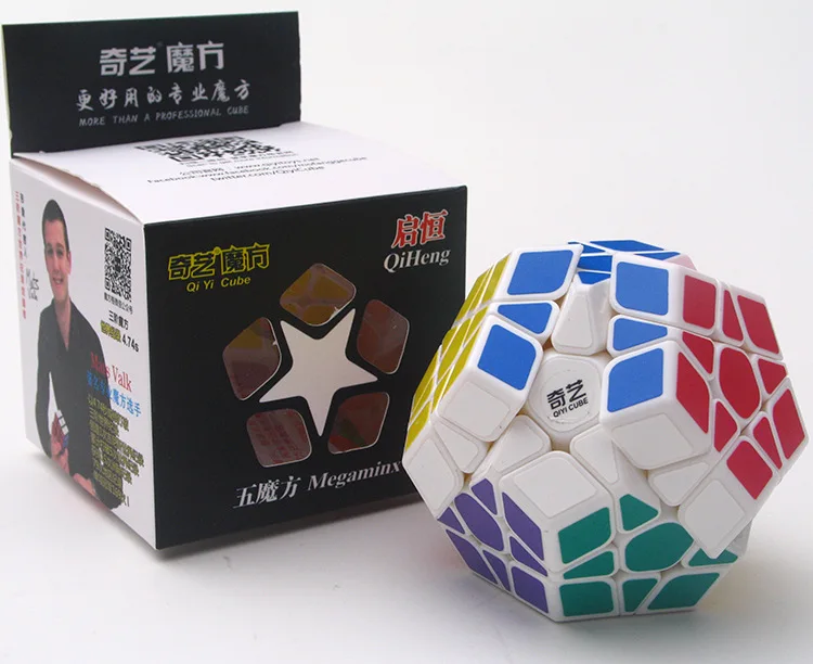 QIYI Megaminxeds, волшебные кубики, без наклеек, скорость, профессиональная 12 Сторон головоломка, Cubo Magico, развивающие игрушки для детей