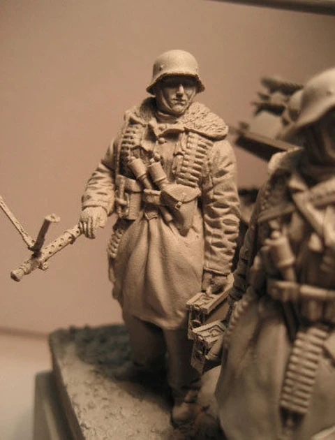 1/35 бронированный снаряд пулеметный летательный аппарат для двух человек во