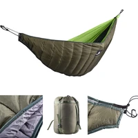 outdoor sleeping underquilt full length hammock blanket sleeping gear for backpacking camping backyard
