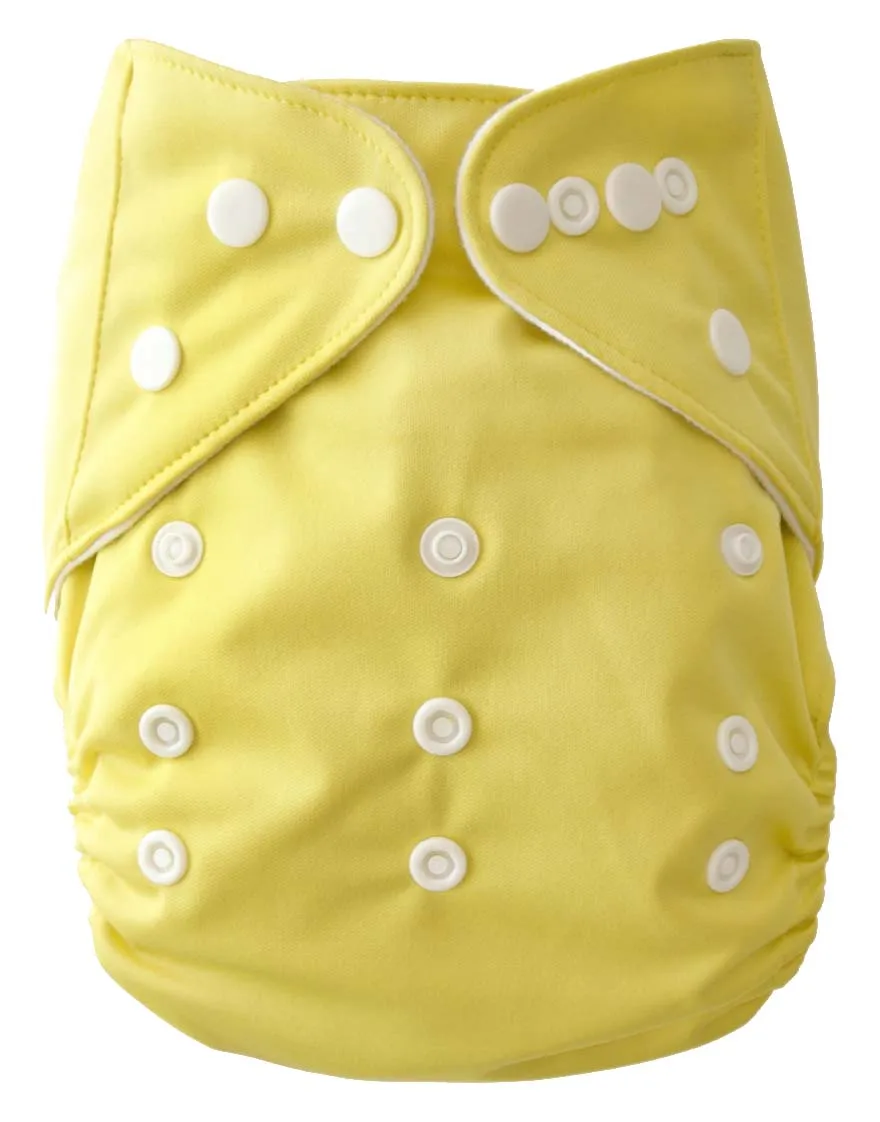 2022 Washable Reusable Plain Color Cloth Diaper Ecological Adjustable Real Pocket Nappy Fit 0-2year 3-15kg Baby Insert