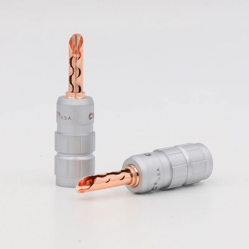 

4pcs CMc Gold plated Banana speaker connectors Banana jack BFA