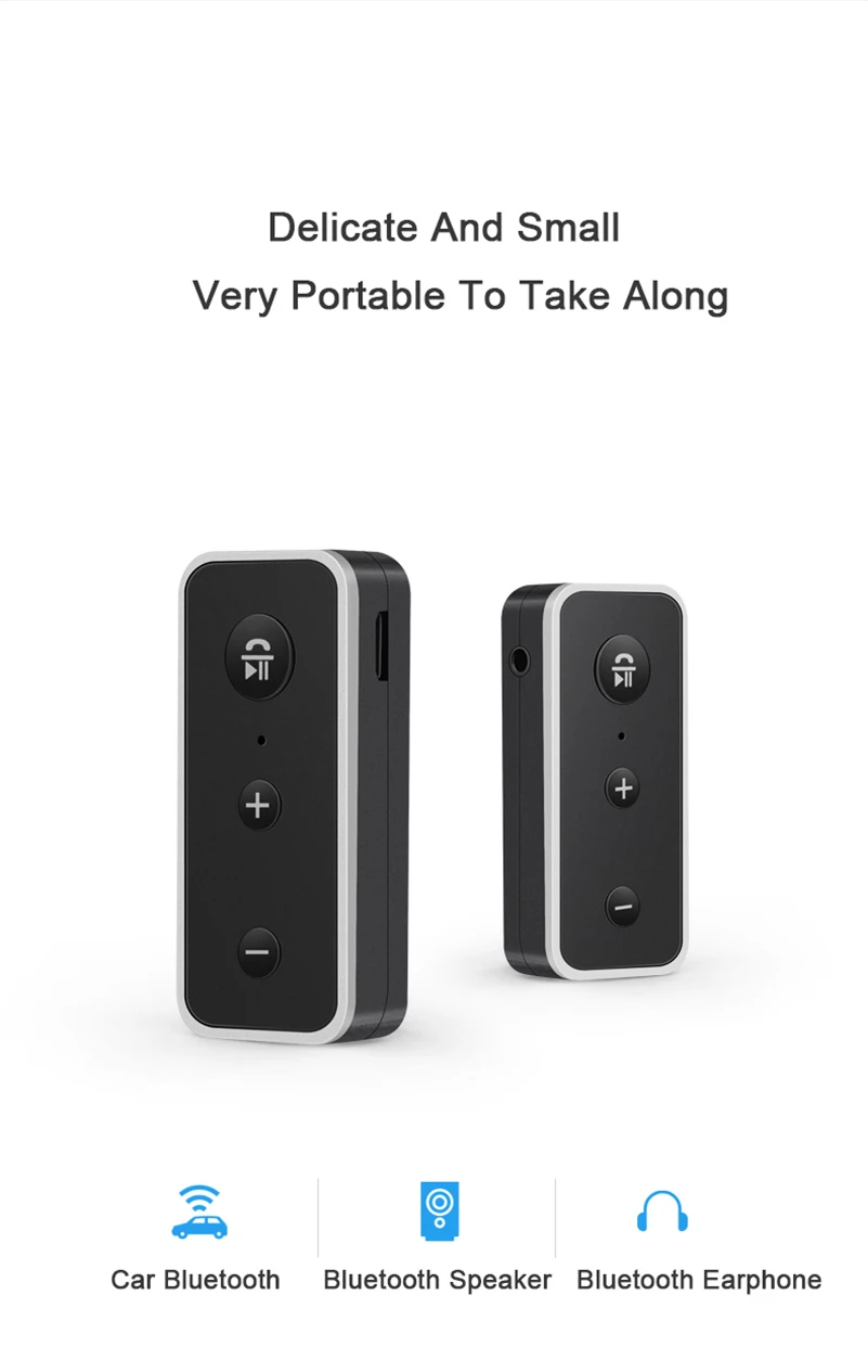 A2DP Bluetooth 5 0 аудио музыкальный приемник стерео динамик беспроводной Aux 3 мм