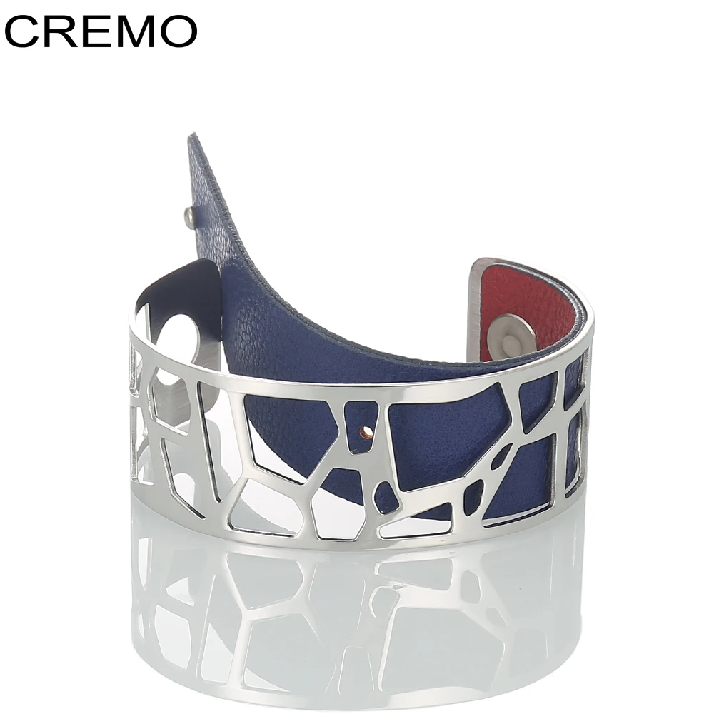 Кремо Жираф браслеты для женщин Любовь нержавеющая сталь Bijoux Femme Manchette