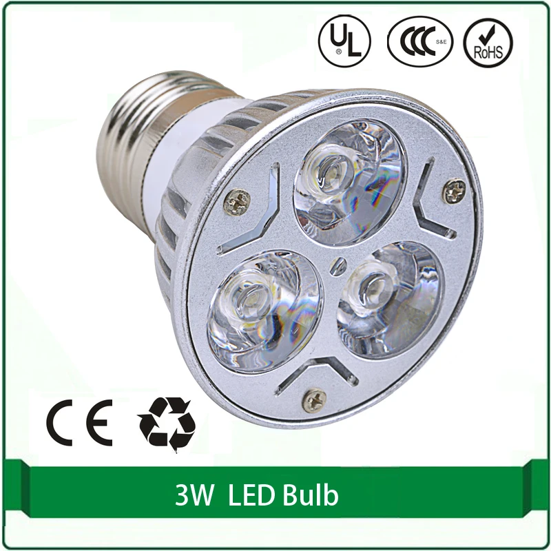 (3 шт./лот) spotlight для подвесной светильник 3x1 высокой мощности LED E27 Spotlight kichler водить