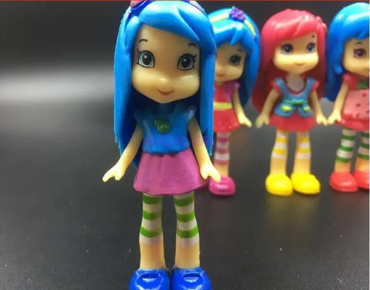 Карманная игрушка Polly 6 шт./компл. 8 см фигурка клубники принцесса кукла торт микро