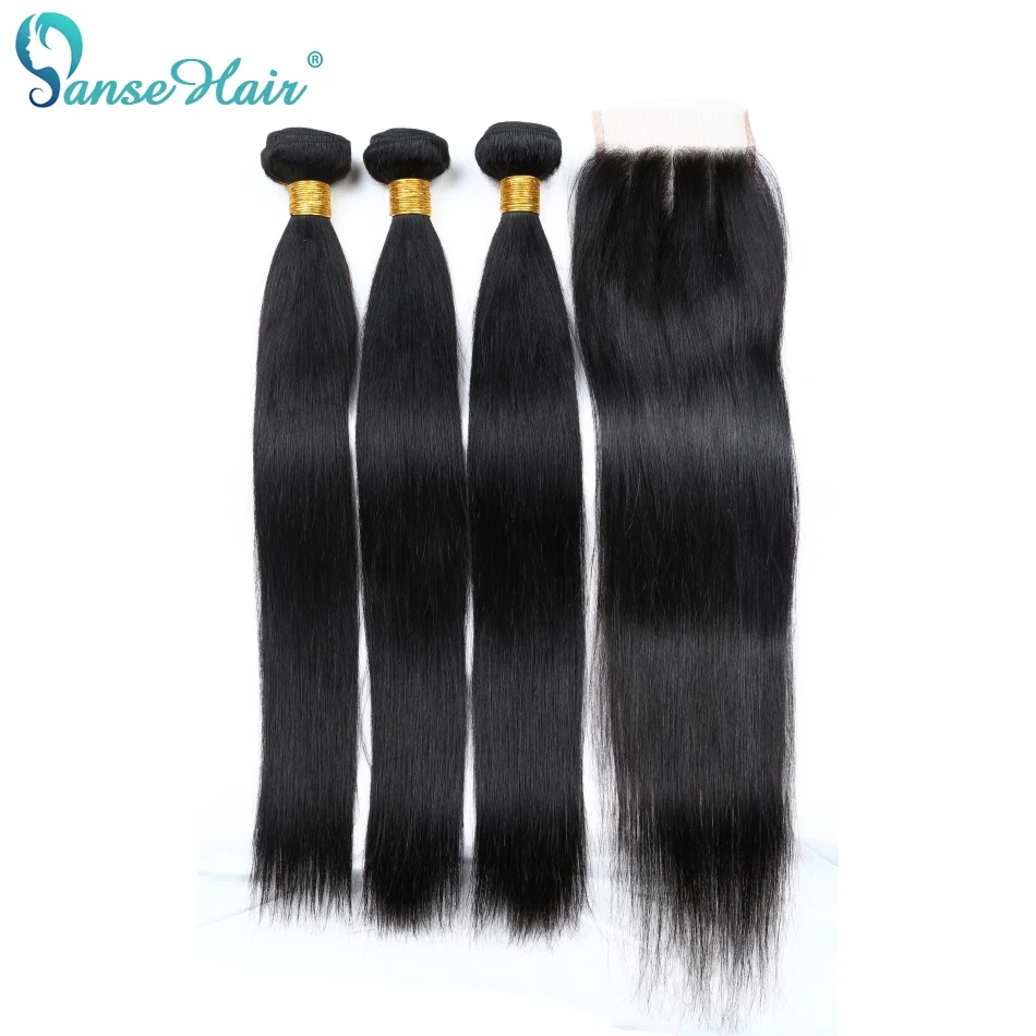 Panse Hair 4 пряди в партии индийские человеческие волосы продукты 4 шт в партии человеческие волосы ткачество на заказ 8-28 дюймов Смешанная Длина