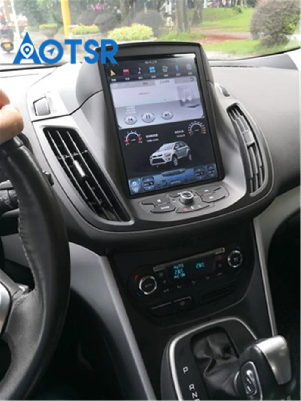 Android 7 Tesla стиль автомобиля нет dvd-плеер gps навигация для Ford Kuga 2013+ Авто Стерео головное устройство Мультимедиа Радио магнитофон