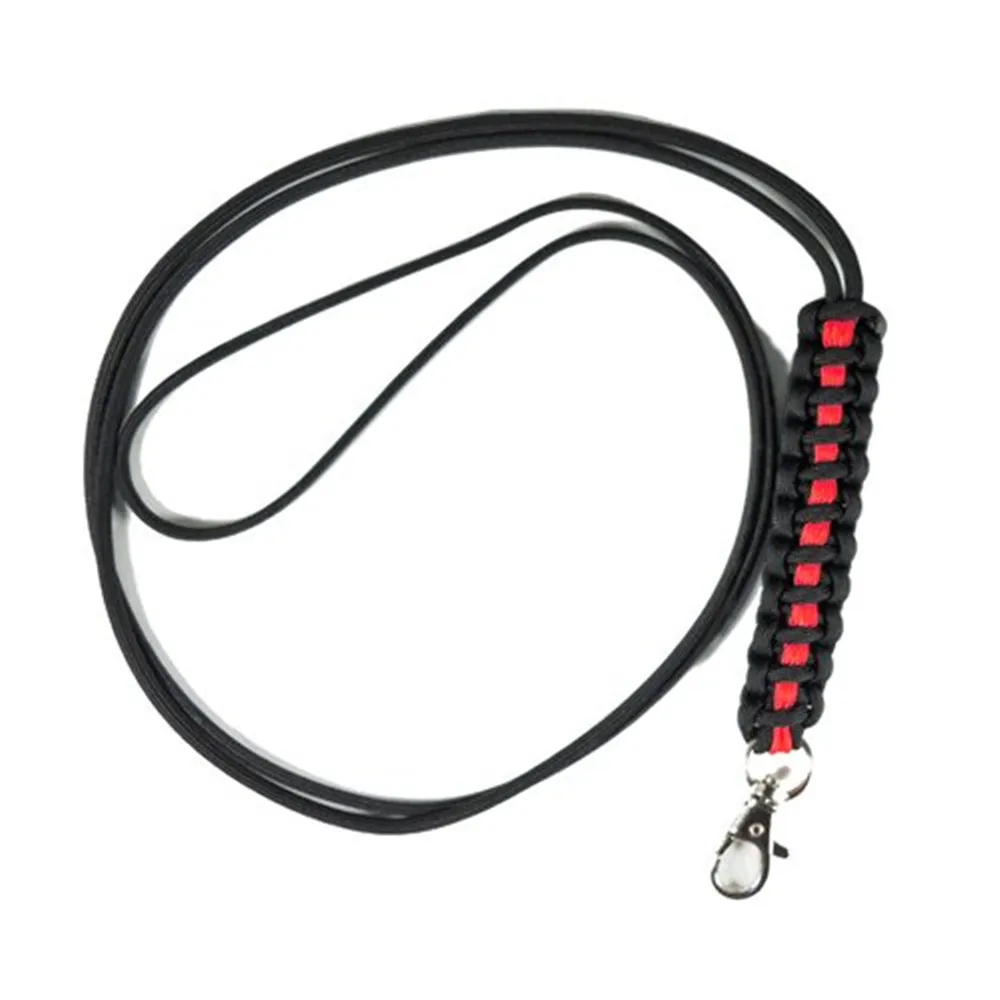 

Новый шейный ремешок для выживания Paracord для ключей, значков и документов, MP3s, iPhone, свисток, USB-накопители и т. д. и ve001
