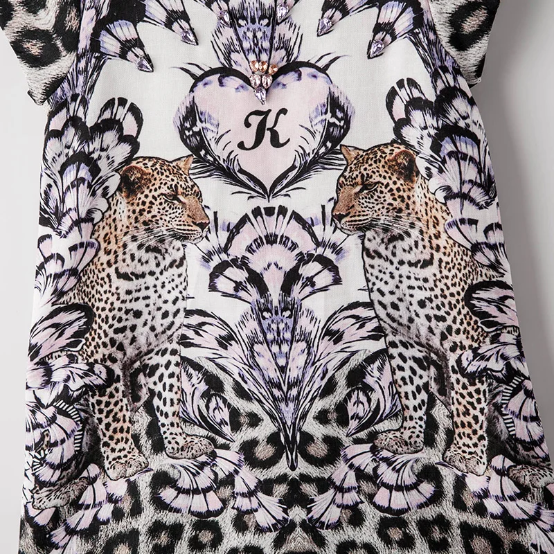 Детское платье с принтом животных для девочек лето 2018 принцессы ТРАПЕЦИЕВИДНОЕ