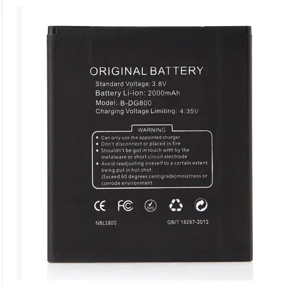 

2000mAh battery for DOOGEE DG800 smartphone backup battery