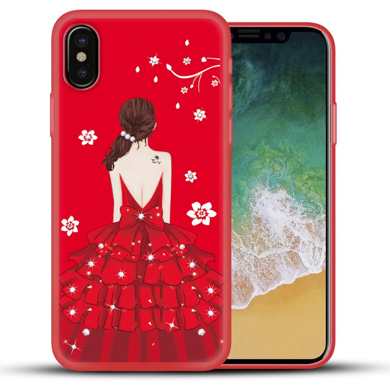 чехол на айфон 6 плюс Телефон чехлы для Apple iPhone 5 5S SE X Силиконовый Мультфильм
