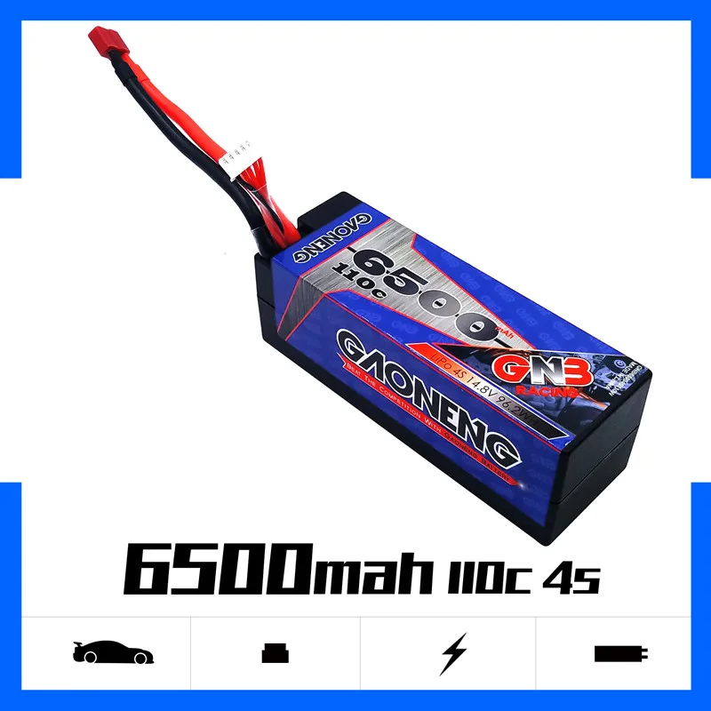 Gaoneng GNB аккумуляторная батарея 6500 мА/ч 14 8 в 110C/220C литий полимерный аккумулятор Deans