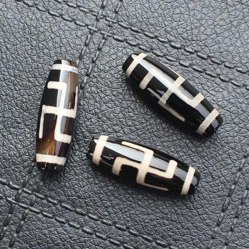LYHA31 3 шт., длина 27-30 мм, 2-15eyes, 21 eyes, овальные бусины тибетского дзи, большое разнообразие узоров, бисер для изготовления ювелирных изделий - Цвет: LYHA31